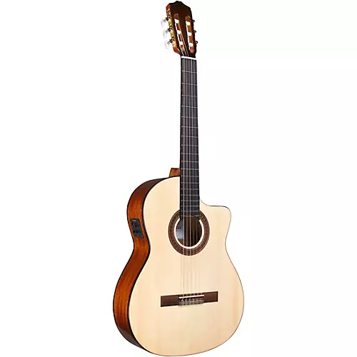 Cordoba C5-CE SP Classical Acoustic-Electric Guitar Natural - musicians--Friend