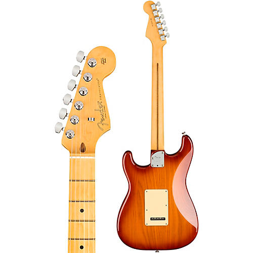 Fender American Professional II Roasted Pine Stratocaster HSS Electric Guitar Sienna Sunburst - musicians--Friend