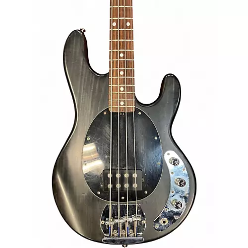 Used Sterling by Music Man Sub 4 Black Electric Bass Guitar Black - musicians--Friend
