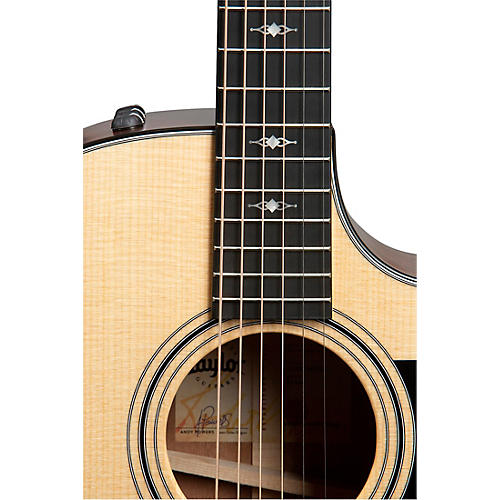 Taylor 314ce V-Class Grand Auditorium Acoustic-Electric Guitar Natural - musicians--Friend