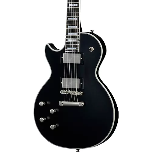 Epiphone Les Paul Prophecy Left-Handed Electric Guitar Aged Jet Black Metallic - musicians--Friend