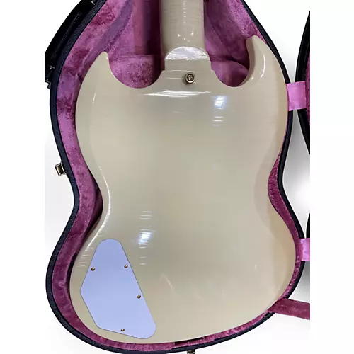 Used 2020 Gibson CUSTOM JIMI HENDRIX 1967 SG Polar White Solid Body Electric Guitar Polar White - musicians--Friend