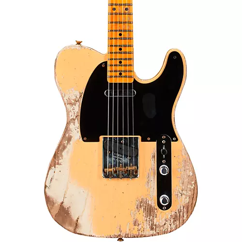 Fender Custom Shop Limited-Edition '53 Telecaster Super Heavy Relic Electric Guitar Aged Nocaster Blonde - musicians--Friend