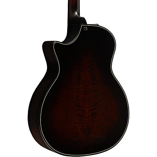 Taylor Builder's Edition 324ce Grand Auditorium Acoustic-Electric Guitar Tobacco Kona Burst - musicians--Friend
