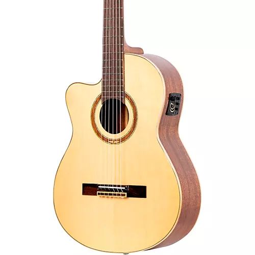Ortega Performer Series RCE138SN-L Acoustic Electric Nylon Guitar Natural - musicians--Friend