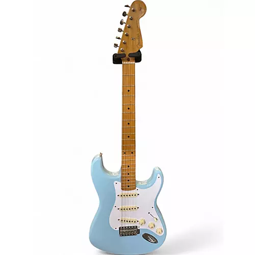 Used 2018 Fender Vintera 50's Stratocaster Sonic Blue Solid Body Electric Guitar Sonic Blue - musicians--Friend