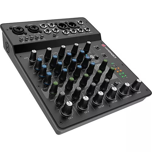 Harbinger LV8 8-Channel Analog Mixer With Gator Mixer Bag and Cables - musicians--Friend