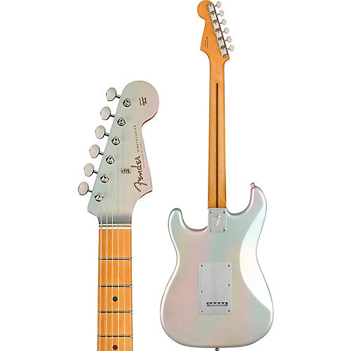 Fender H.E.R. Stratocaster Electric Guitar Chrome Glow - musicians--Friend