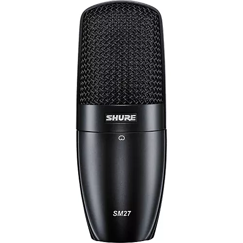 Shure SM27 Large-Diaphragm Condenser Mic With Shockmount and Bag - musicians--Friend