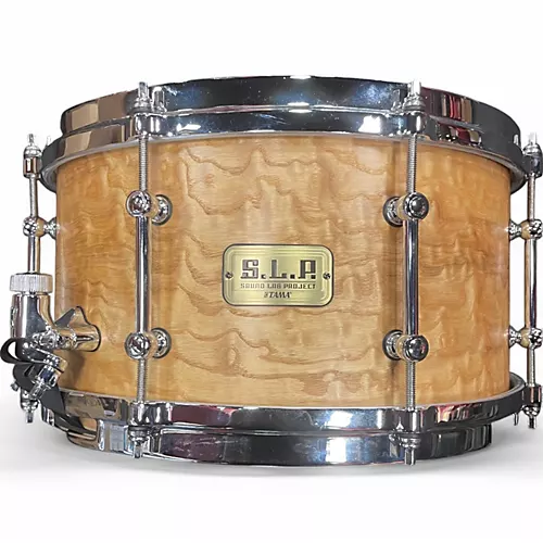 Used TAMA 13X7 S.L.P. Series G-Maple Natural Drum Natural 198 - musicians--Friend