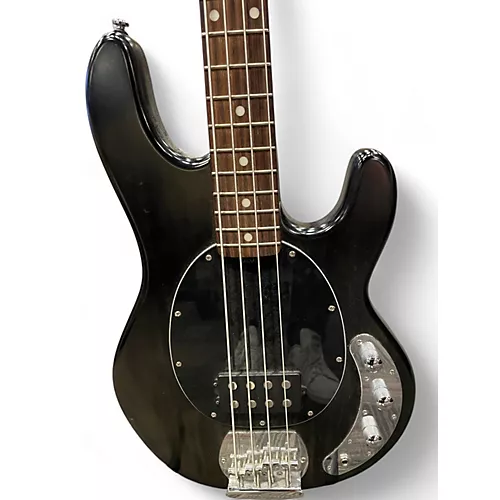 Used Sterling by Music Man S.U.B Stingray Black Electric Bass Guitar Black - musicians--Friend