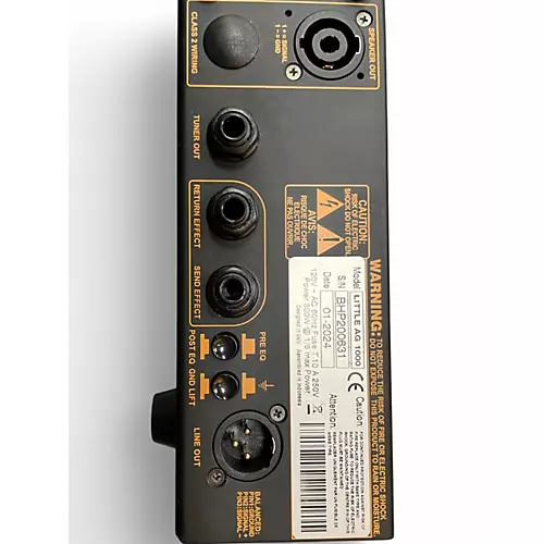 Used Markbass LITTLE AG 1000 Bass Amp Head - musicians--Friend
