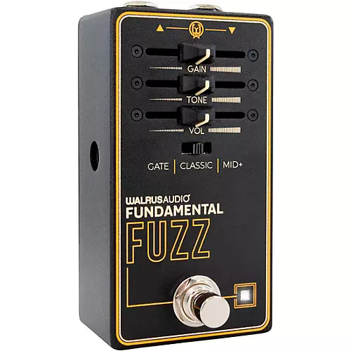 Walrus Audio Fundamental Series Fuzz Effects Pedal Black - musicians--Friend