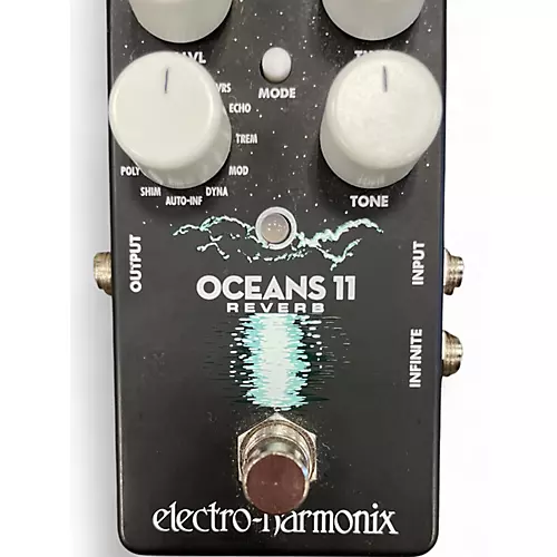 Used Electro-Harmonix Oceans 11  Reverb Effect Pedal - musicians--Friend