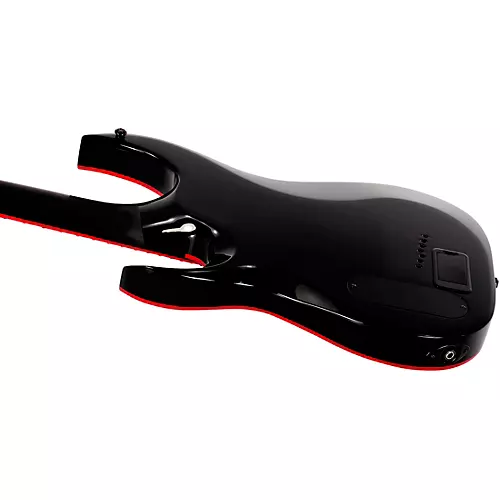 Schecter Guitar Research Sunset-7 Red Dawn Electric Guitar Gloss Black - musicians--Friend
