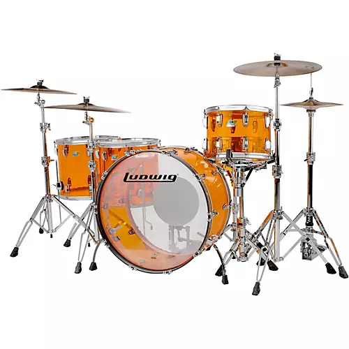 Ludwig Vistalite Zep Set 5-Piece Shell Pack With LM402 Snare Drum Purple - musicians--Friend