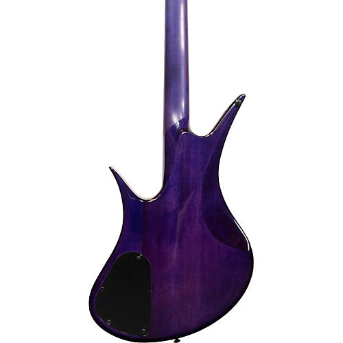 Legator Helio 4 string Bass Super Shred Series Electric Guitar Magenta Burl - musicians--Friend