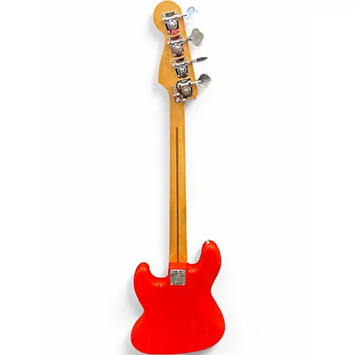 Used Fender Player Jazz Bass Fiesta Red Electric Bass Guitar Fiesta Red - musicians--Friend