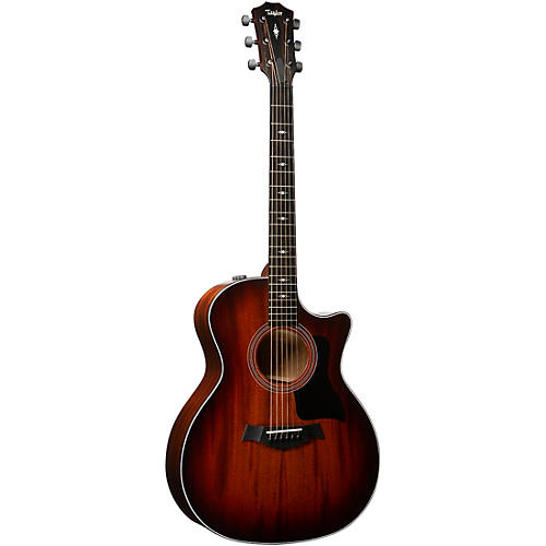 Taylor 324ce V-Class Grand Auditorium Acoustic-Electric Guitar Shaded Edge Burst - musicians--Friend