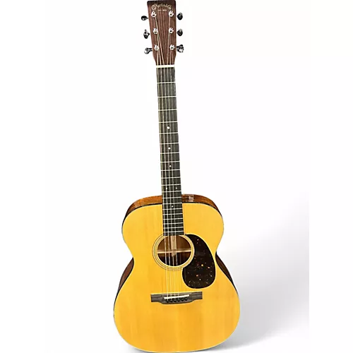 Used Martin 00018 Natural Acoustic Guitar Natural - musicians--Friend