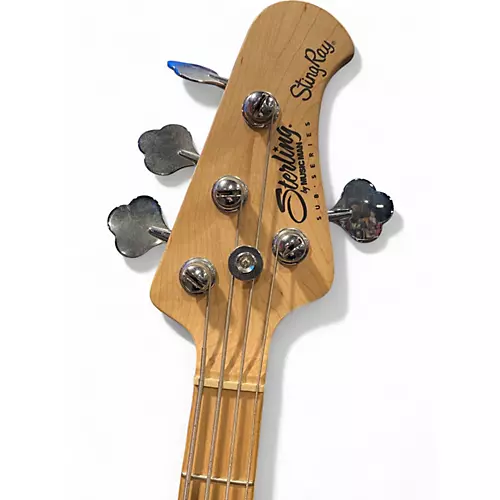 Used Sterling by Music Man Ray4 Seafoam Green Electric Bass Guitar Seafoam Green - musicians--Friend