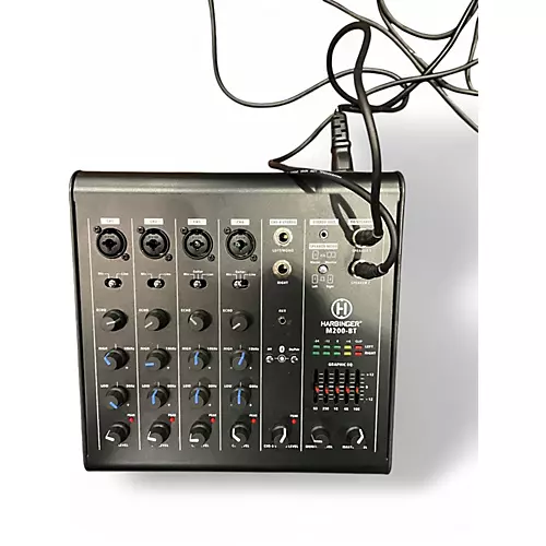 Used Harbinger M200 BT PORTABLE PA SYSTEM Powered Mixer - musicians--Friend
