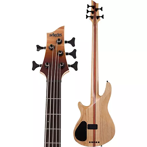 Schecter Guitar Research SLS Elite-5 5-String Electric Bass Antique Fade Burst - musicians--Friend