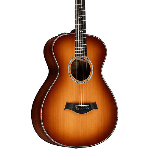 Taylor Custom #10 AA Koa Grand Concert 12-Fret Acoustic-Electric Guitar Light Shaded Edge Burst - musicians--Friend