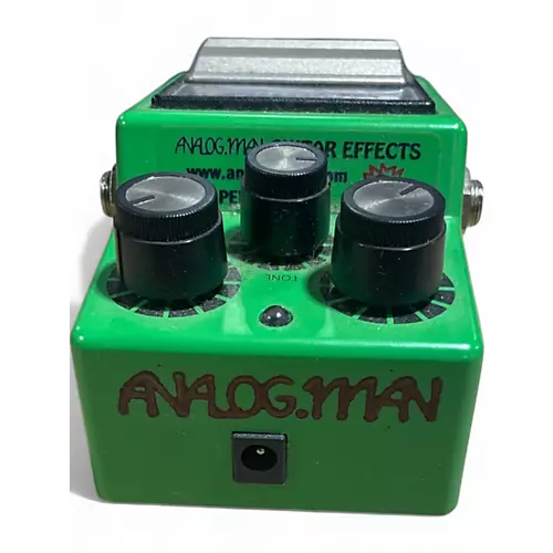 Used Ibanez TS9 ANALOGMAN MOD Effect Pedal - musicians--Friend
