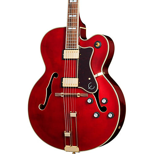 Epiphone Broadway Hollowbody Electric Guitar Wine Red - musicians--Friend