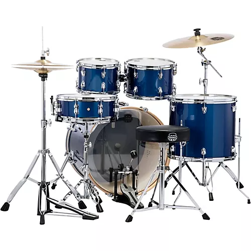 Open-Box Mapex Venus 5-Piece Rock Drum Set With Hardware and Cymbals Condition 1 - Mint Blue Sky Sparkle - musicians--Friend