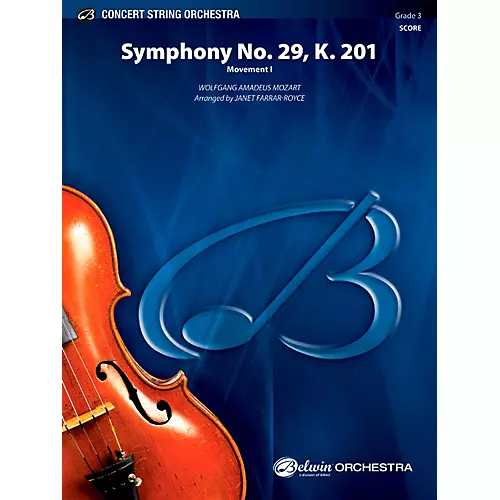 Alfred Symphony No. 29, K. 201 Concert String Orchestra Grade 3 Set - musicians--Friend