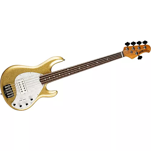 Ernie Ball Music Man StingRay5 Special H 5-String Electric Bass Guitar Black and Chrome - musicians--Friend