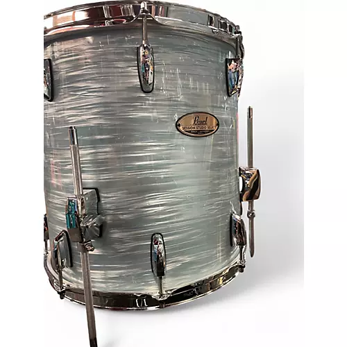 Used 2024 Pearl 4 Piece Session Studio Select Ice Blue Oyster Drum Kit Ice Blue Oyster - musicians--Friend