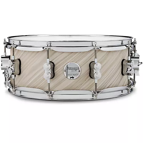 PDP by DW Concept Maple Snare Drum With Chrome Hardware 14 x 5.5 in. Satin Black - musicians--Friend