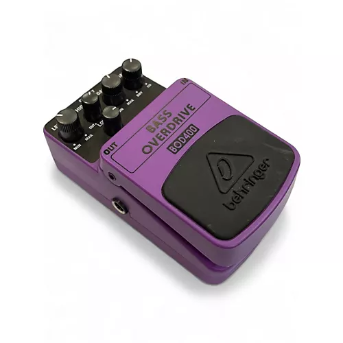 Used Behringer BOD400 Bass Overdrive Bass Effect Pedal - musicians--Friend