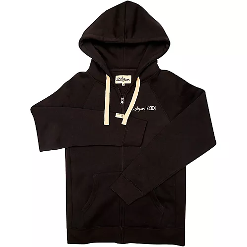 Zildjian Limited Edition 400th Anniversary Zip Up Hoodie X Large Black - musicians--Friend