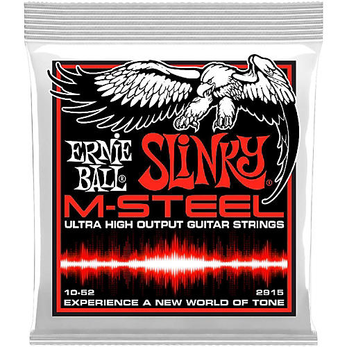 Ernie Ball 2915 M-Steel Skinny Top Heavy Bottom Electric Guitar Strings - musicians--Friend