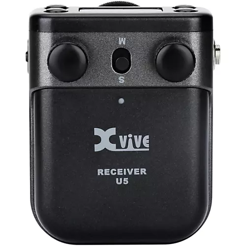 Xvive U5T2 Dual-Channel Wireless System for Lavalier Microphone and Audio Devices Black - musicians--Friend