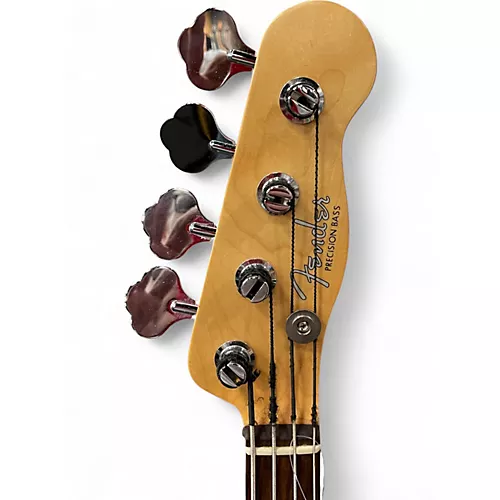 Used Fender Mike Dirnt Signature Precision Bass Black Electric Bass Guitar Black - musicians--Friend