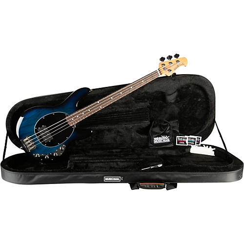 Ernie Ball Music Man StingRay Special H Electric Bass Guitar Black and Chrome - musicians--Friend