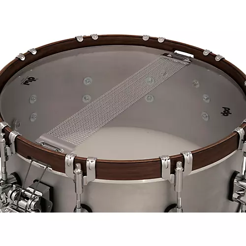 PDP by DW Concept Select Aluminum Snare Drum With Walnut Hoops 14 x 5 in. Aluminum - musicians--Friend