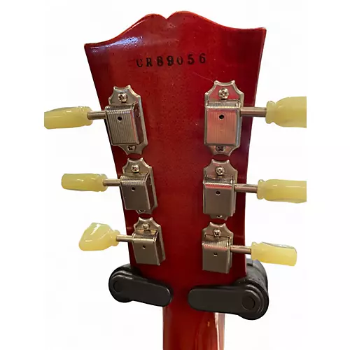 Used 2009 Gibson CUSTOM SHOP LES PAUL R8 CHAMBERED CHERRY Solid Body Electric Guitar CHERRY - musicians--Friend