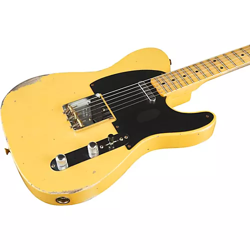 Fender Custom Shop Limited-Edition '53 Telecaster Relic Electric Guitar Aged Nocaster Blonde - musicians--Friend