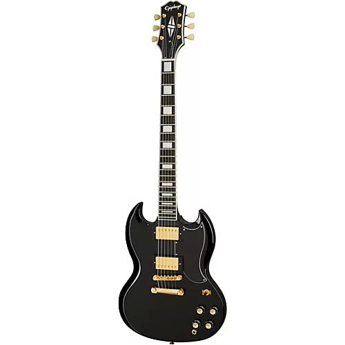Epiphone SG Custom Electric Guitar Ebony - musicians--Friend
