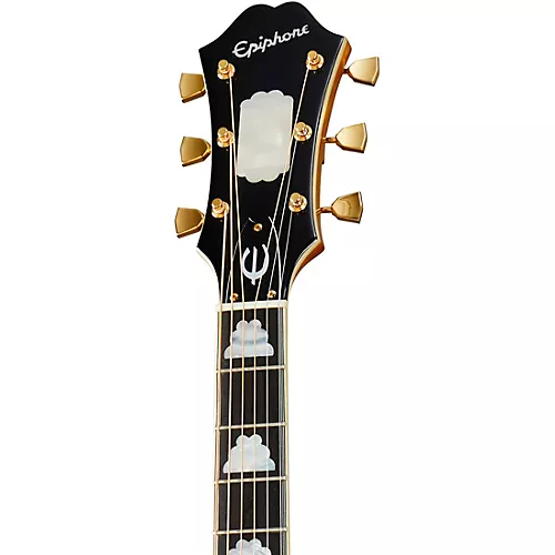 Epiphone Masterbilt Excellente Acoustic-Electric Guitar Antique Natural Aged Gloss - musicians--Friend