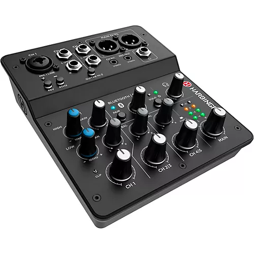Harbinger LV7 7-Channel Analog Mixer With Bluetooth - musicians--Friend