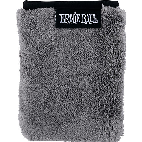 Ernie Ball Ultra-Plush Microfiber Polish Cloth Gray - musicians--Friend