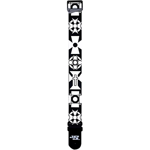 D'Addario Joe Satriani Swivel Guitar Strap Crosses 2 in. - musicians--Friend