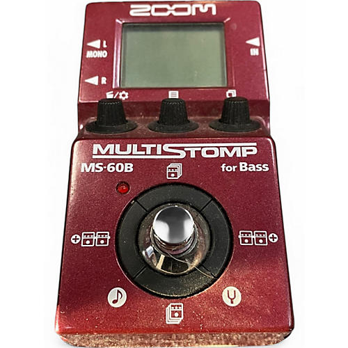 Used Zoom MS60B MULTI STOMP Bass Effect Pedal - musicians--Friend